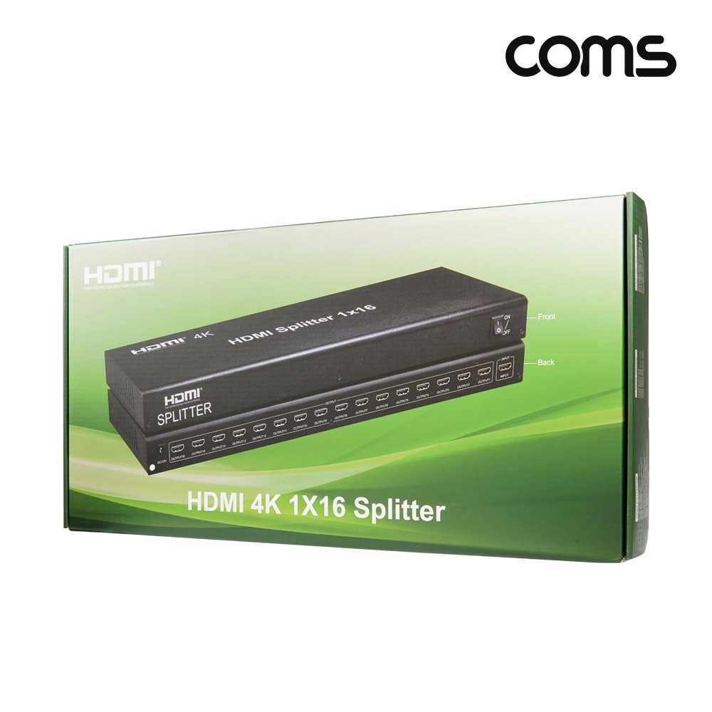 Coms HDMI 분배기 1:16 4K@30Hz, 3840 X 2160 UHD