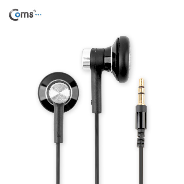 Coms 이어폰 일반형, Black