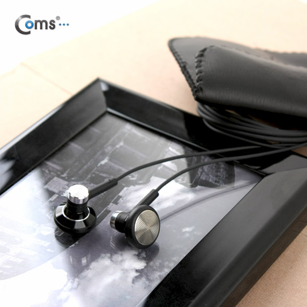Coms 이어폰 일반형, Black