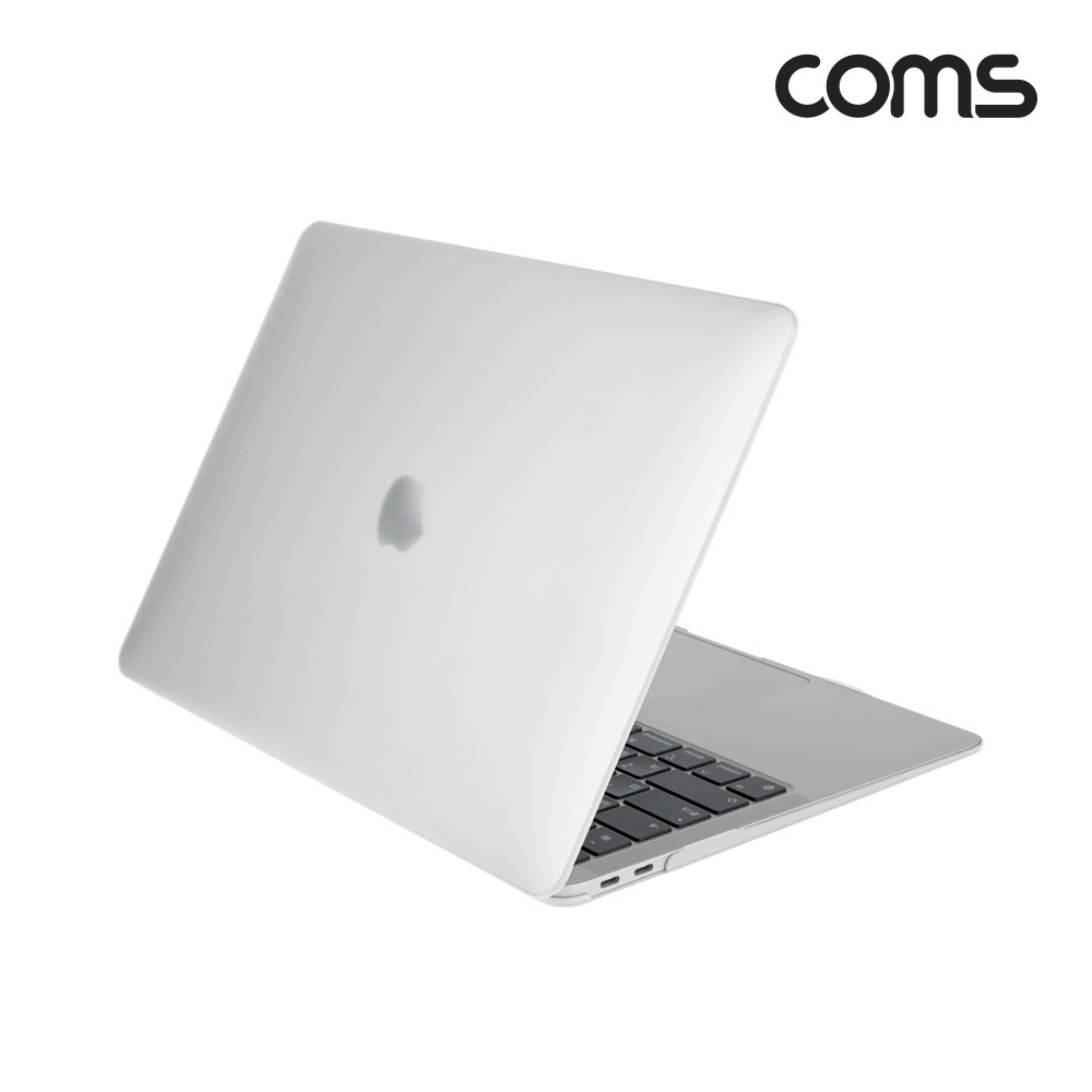Coms 노트북 보호 하드케이스 보호가이드 반투명 화이트 에어 Air 13형 2020 A2179 A2337