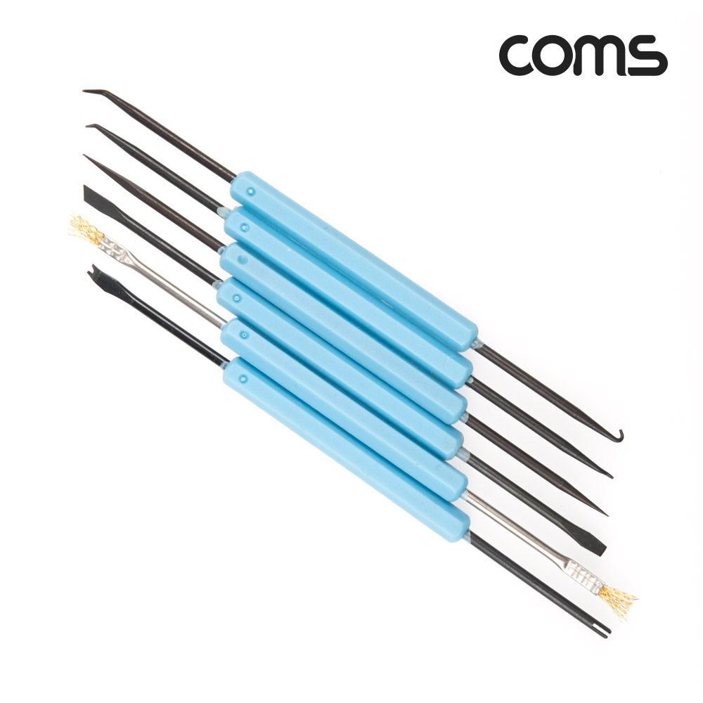 Coms 공구 납땜 보조툴 키트 세트 PCB 납땜공구 장비 용품 수리 6개입