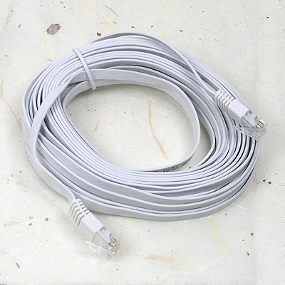 Coms CAT6 평면 랜케이블 (LAN cable) 10m - 다이렉트