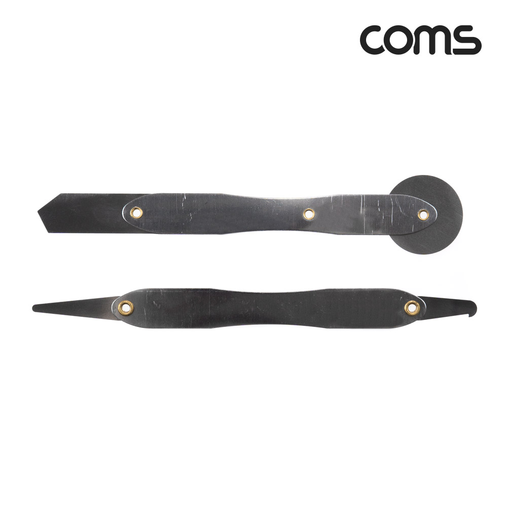 Coms 전자기기 케이스 오프너 스크레이퍼 스마트폰 자가수리 액정 분리용 오픈용 스테인리스 스텐레스 스틸 헤라 2개입