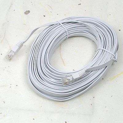 Coms CAT6 평면 랜케이블 (LAN cable) 15m - 다이렉트