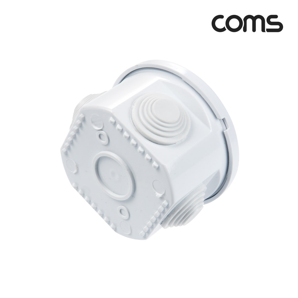 Coms 전선 보호 배선함 원형 BOX 박스 소형 미니 80x50 IP55 방수 DIY 플라스틱 몰딩 케이스