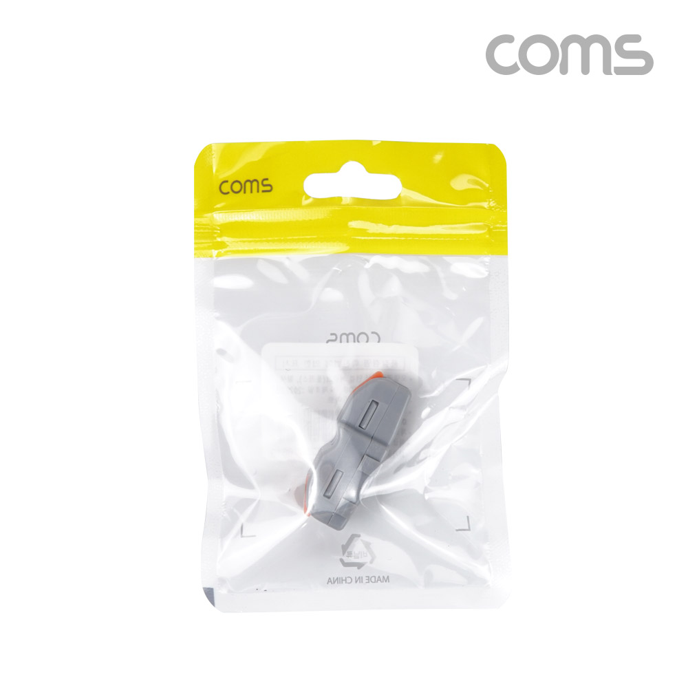 Coms 전선 연결 커플러, 조립식 구분 확장, 레버형, 조립식, DC 전원 전용 전속단자, 터미널 블록 2:1 주황색