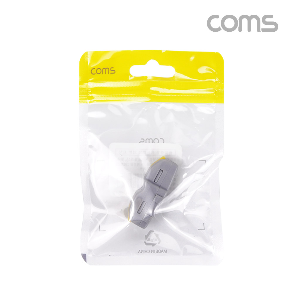 Coms 전선 연결 커플러, 조립식 구분 확장, 레버형, 조립식, DC 전원 전용 전속단자, 터미널 블록 2:1 노란색, 노랑