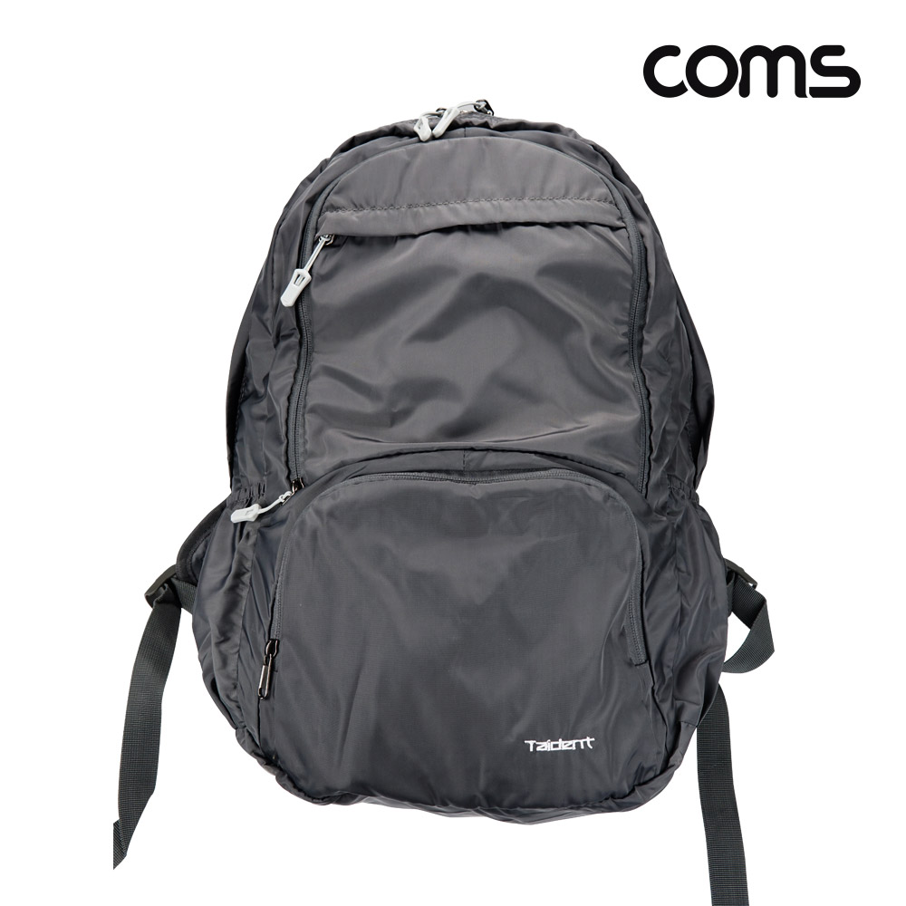 Coms 등산 가방, 휴대용 접이식 백팩, 경량형, 생활방수, 다용도, 캠핑, 등산, 보조 가방 마트가방 천백팩