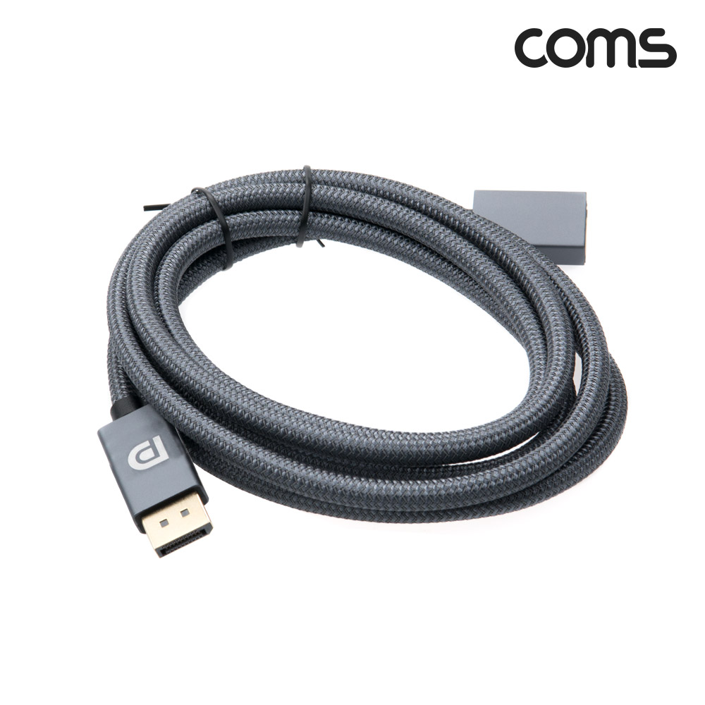 Coms 디스플레이포트 연장 케이블 2M DisplayPort DP F to DP M v1.4