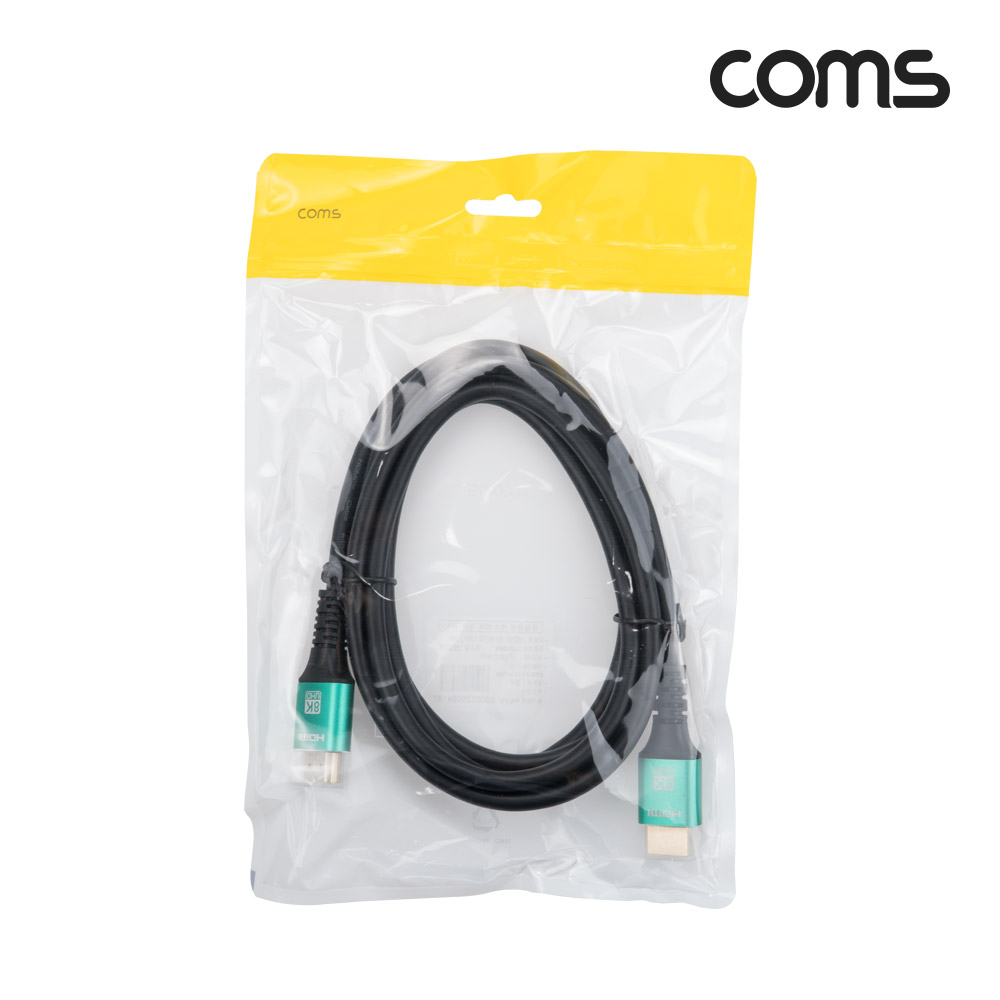 Coms HDMI V2.1 케이블 8K@60Hz UHD 2M M/M
