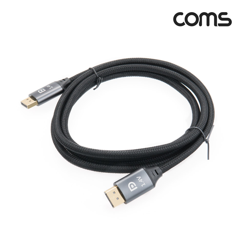 Coms 8K 디스플레이포트 케이블 2M DP 1.4V 8K@60Hz 4K@120Hz UHD DisplayPort M to M