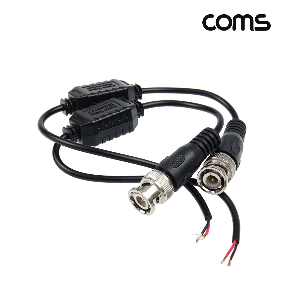 Coms BNC 리피터(Balun), CCTV 신호연장, 2선 타입, CVI TVI AHD CVBS