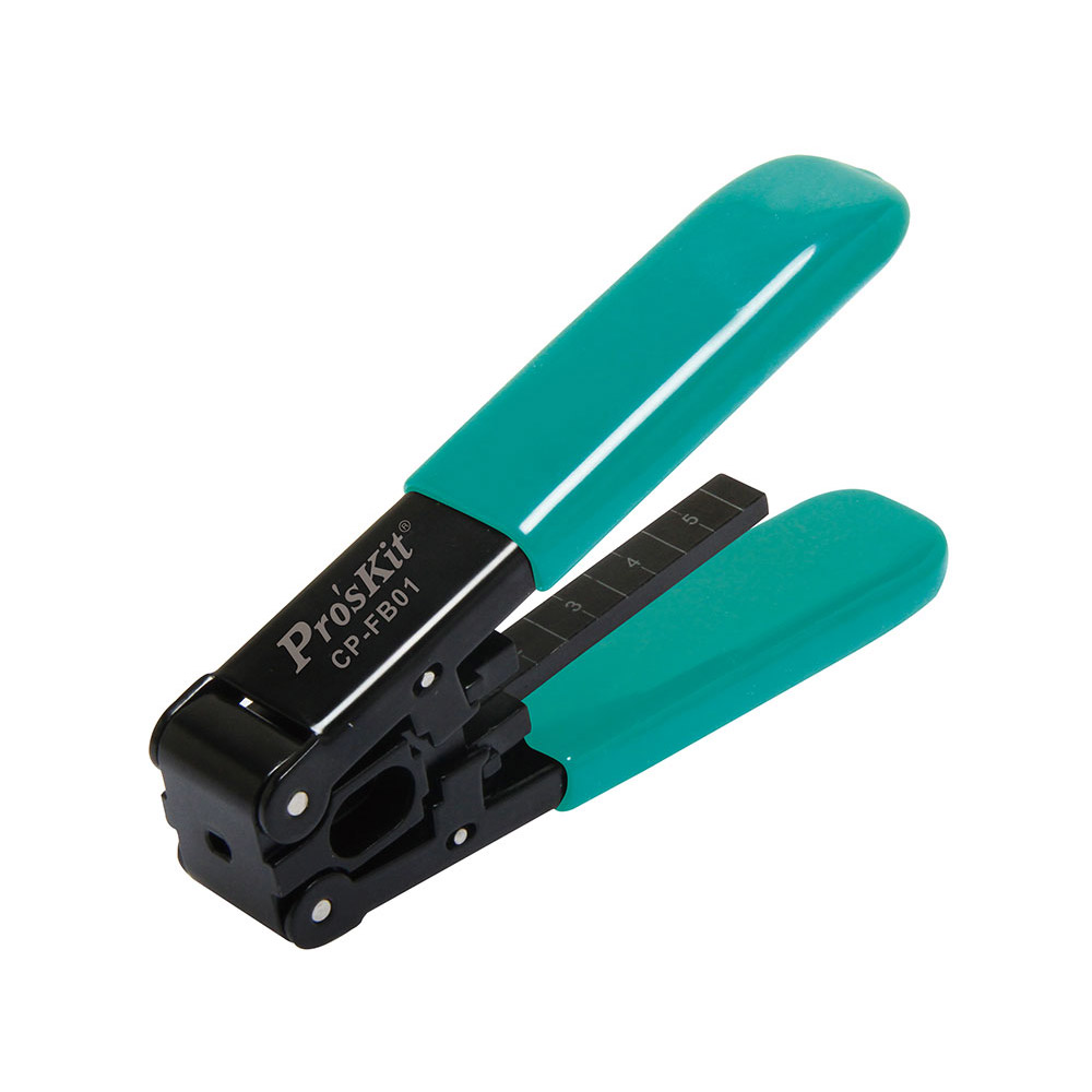 PROKIT (CP-FB01) FTTH 드롭 케이블 스트리퍼 아연 합금 CR12 125μm 클림핑 크림핑 클림퍼 크림퍼 와이어 피복 탈피