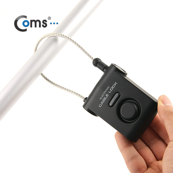 Coms 노트북 잠금장치(숫자형), 숫자&도난방지 경보형