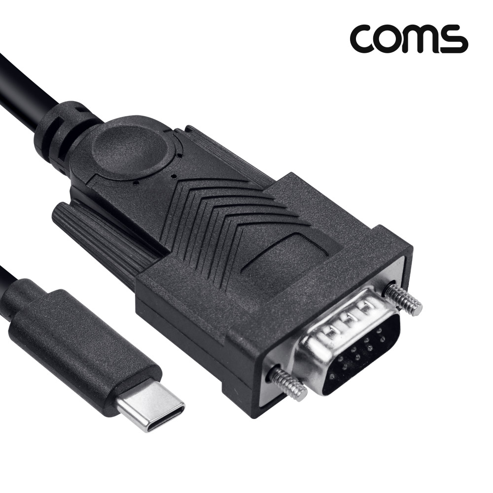 Coms USB to RS232, DB9(Male) 케이블 1.5M, 변환 컨버터