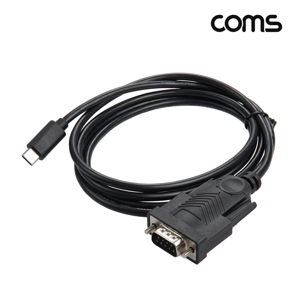 Coms USB to RS232, DB9(Male) 케이블 1.5M, 변환 컨버터