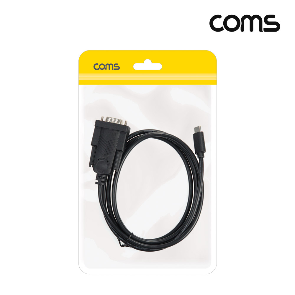 Coms USB to RS232, DB9(Male) 케이블 1.5M, 변환 컨버터