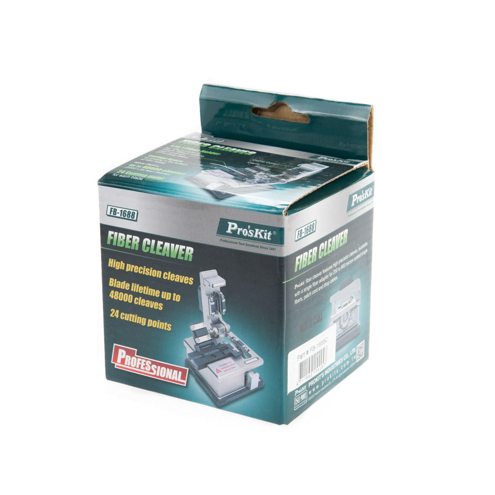 PROKIT (FB-1688C) 4 in 1 광케이블 스트리퍼 125/250/900um 피복  탈피기 광섬유 전선 와이어 제거 절단