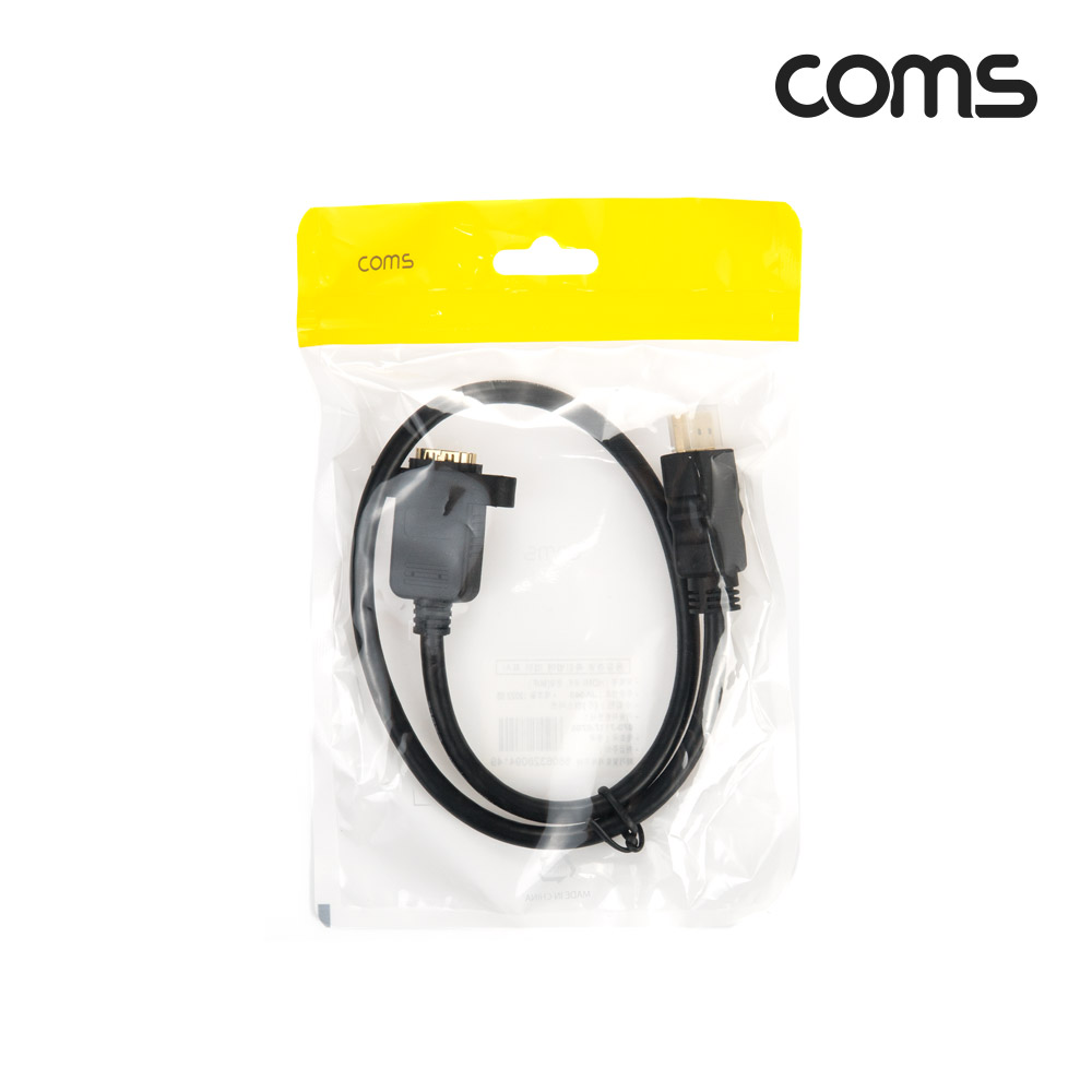 Coms HDMI 2.0 연장 케이블 젠더 4K 60Hz M/F 50cm