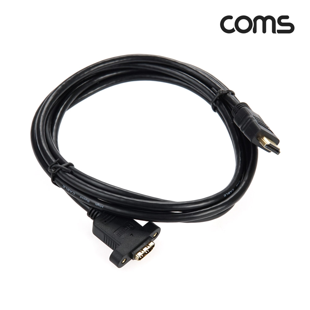 Coms HDMI 2.0 연장 케이블 젠더 4K 60Hz M/F 2M