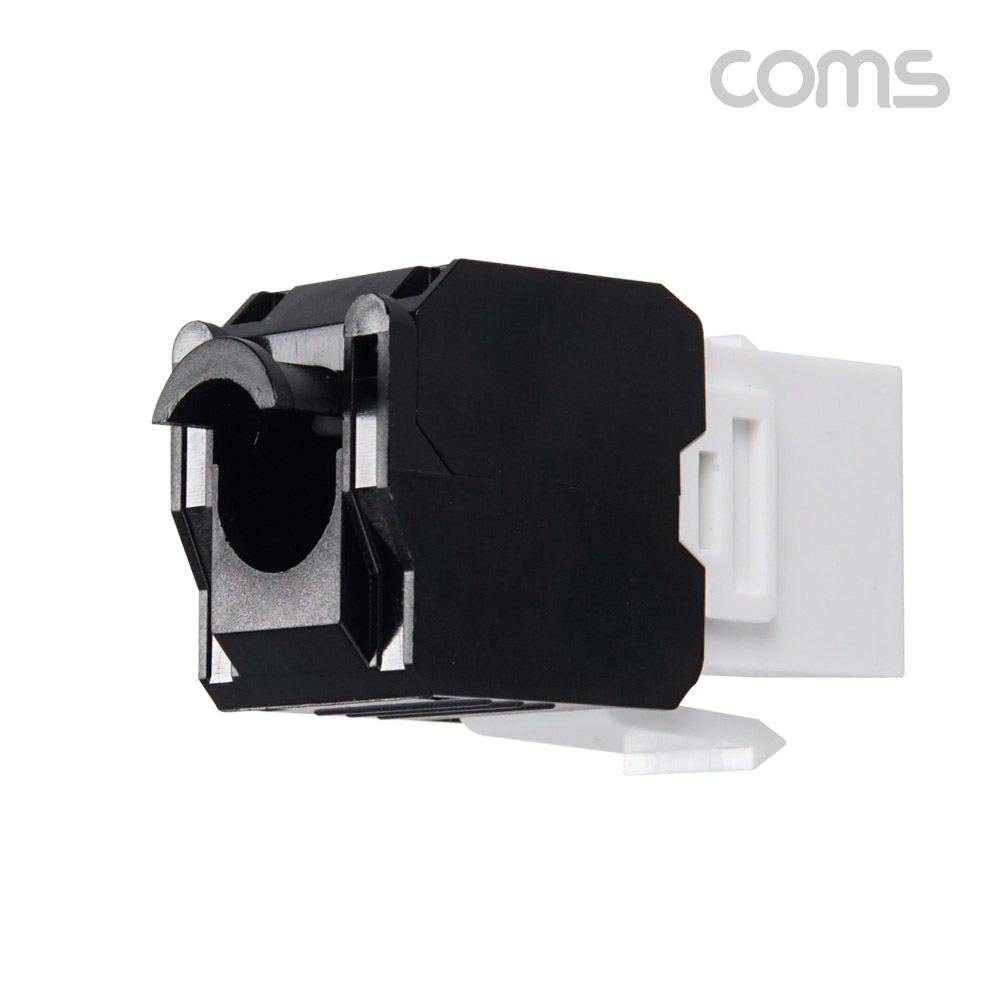 Coms 키스톤 잭 보호캡 CAT.6A 월 플레이트 장착용, RJ45 커플러