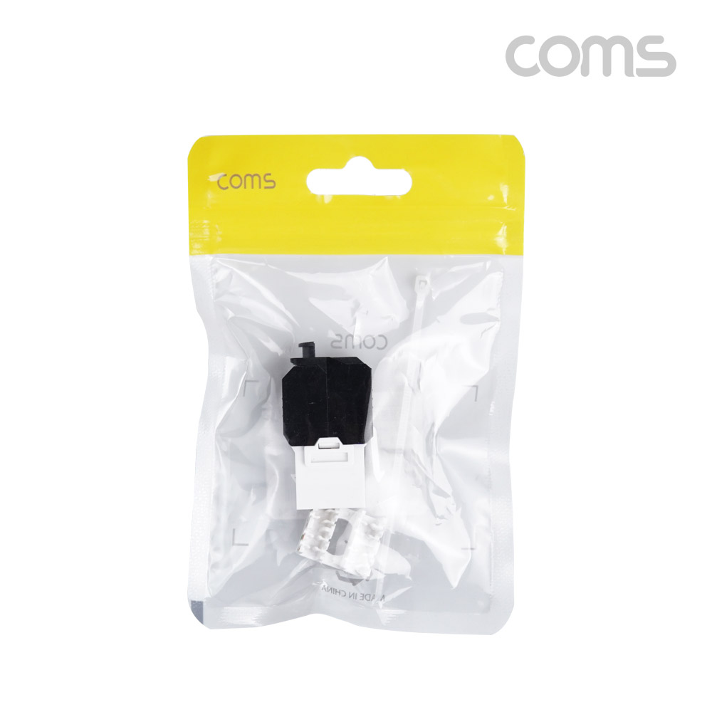 Coms 키스톤 잭 보호캡 CAT.6A 월 플레이트 장착용, RJ45 커플러