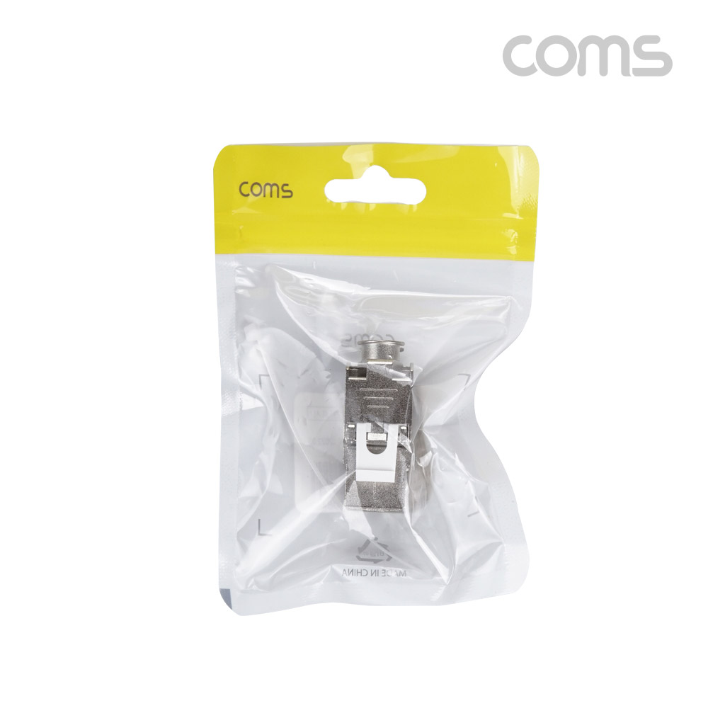 Coms 키스톤 잭 보호캡 CAT7, 월 플레이트 장착용, RJ45 커플러