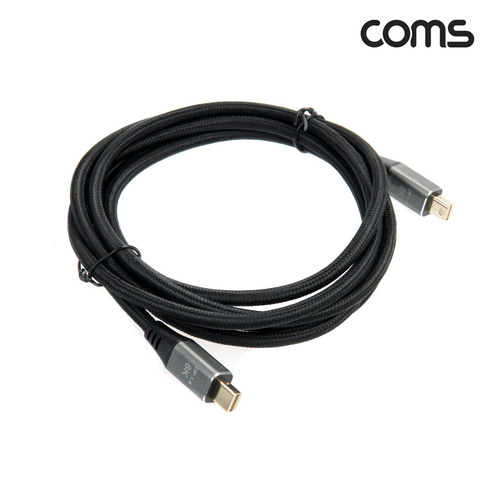 Coms 미니 디스플레이포트 케이블 2M Mini DP V1.4 8K DisplayPort