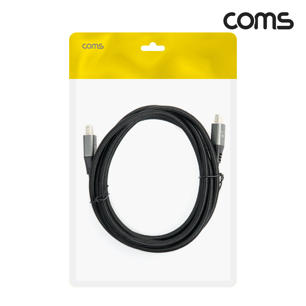Coms 미니 디스플레이포트 케이블 2M Mini DP V1.4 8K DisplayPort