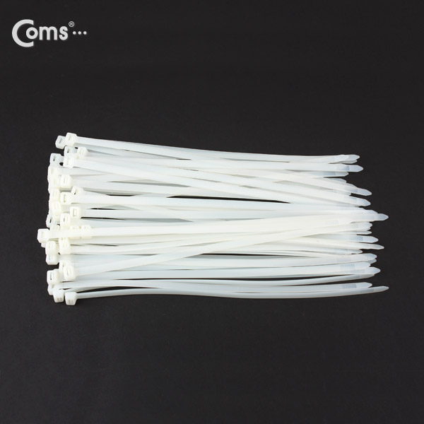 Coms 케이블 타이(50pcs), CHS-8 x 300/흰색, 300mm x 8mm