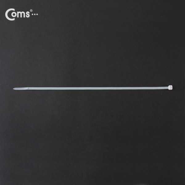 Coms 케이블 타이(100pcs), CHS-5 x 300/흰색, 300mm x 5mm