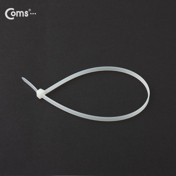 Coms 케이블 타이(100pcs), CHS-5 x 300/흰색, 300mm x 5mm