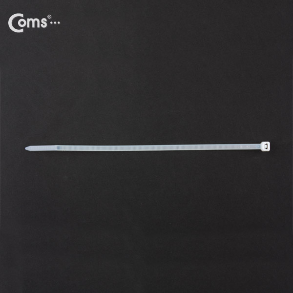 Coms 케이블 타이(100pcs), CHS-5 x 200/흰색, 200mm x 5mm