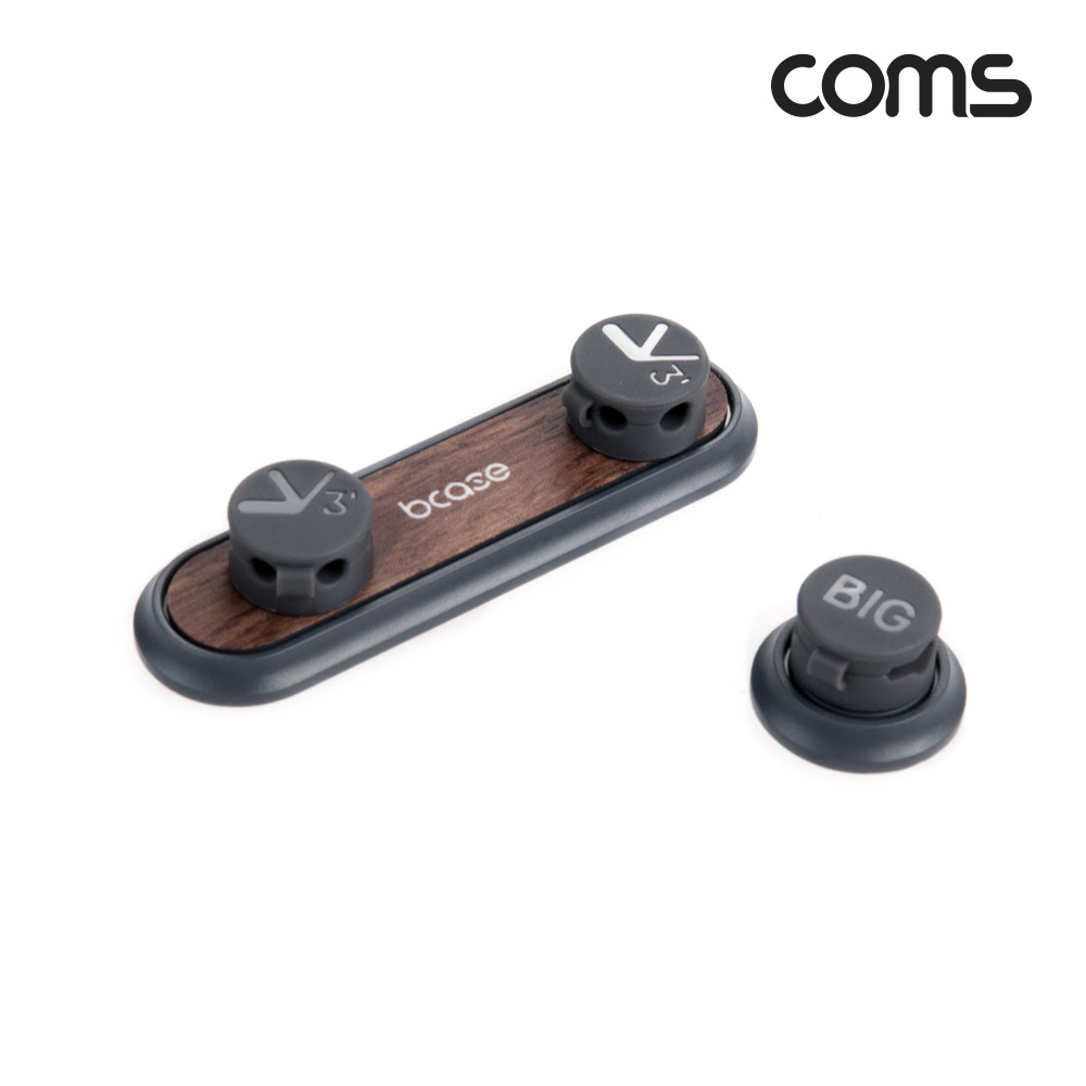 Coms 케이블 자석 홀더 오거나이저 마그네틱 벽면 책상 부착 선 정리 클립 고정