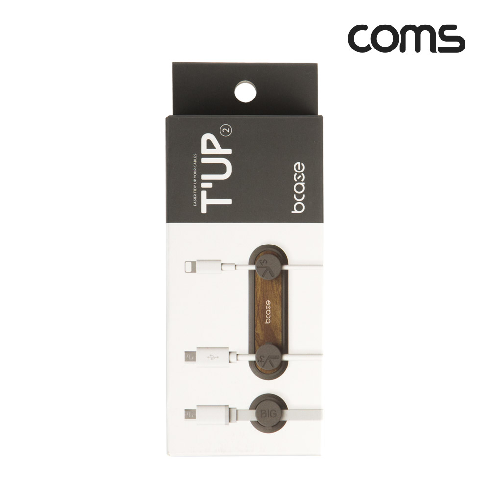 Coms 케이블 자석 홀더 오거나이저 마그네틱 벽면 책상 부착 선 정리 클립 고정