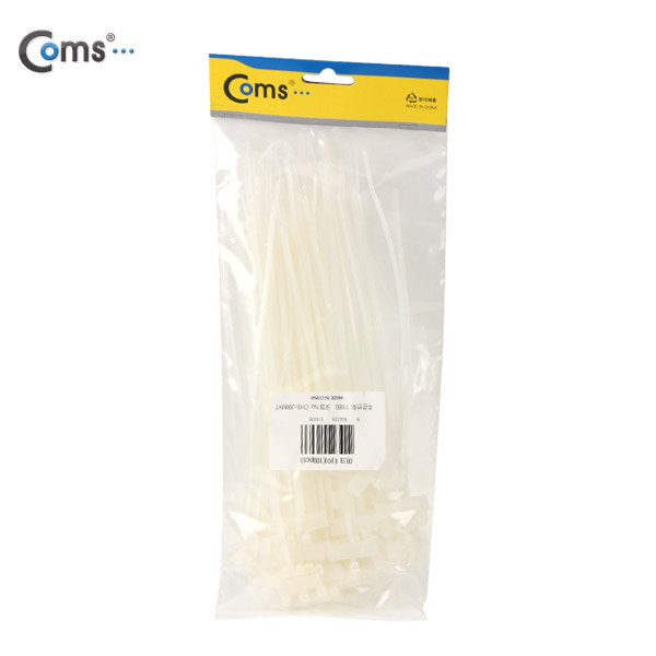 Coms 케이블 타이(마크타이/100pcs), 200mm x 2.5mm
