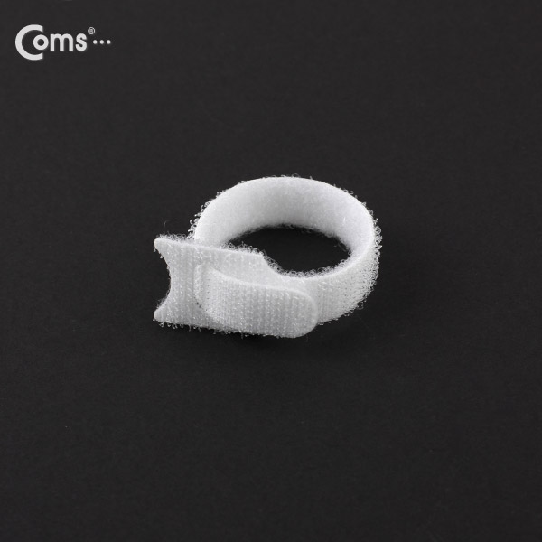Coms 벨크로 타이(10pcs), MGT-150, 150mm/White/케이블 타이
