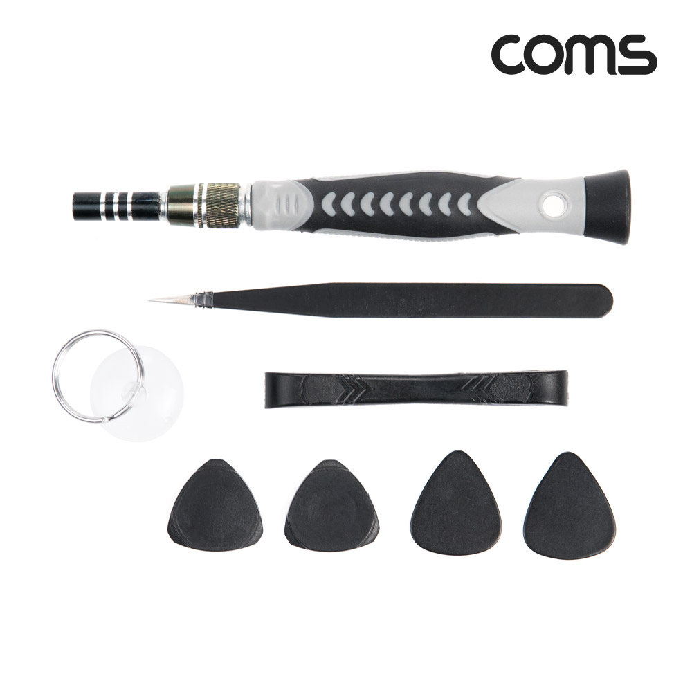 Coms 공구 드라이버 세트 25 in 1, 십자 일자 별 육각 비트 정밀 드라이버