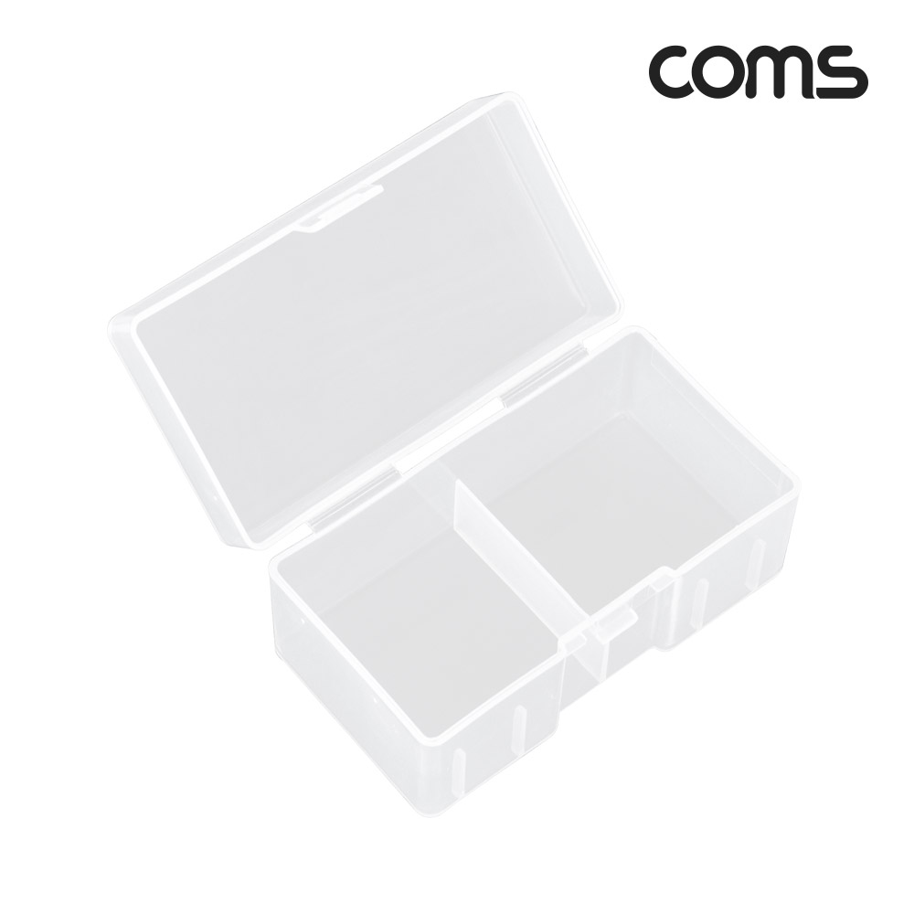 Coms 건전지 케이스 다용도 배터리 보관 휴대용 홀더 투명