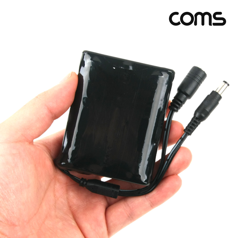 Coms 18650 충전지 팩(Y자형), DC12V 3A , 3.7V/3000mA 3ea