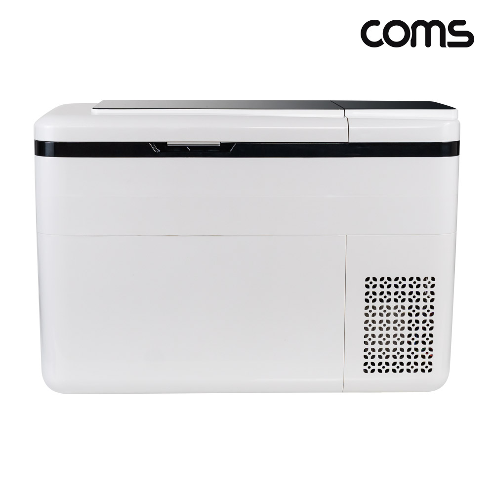 Coms 대용량 냉장/냉동고 28L 40W 가정용 휴대용 마이너스 영하 -25~영상 20도 차박 캠핑용 낚시 레저 220V 전원