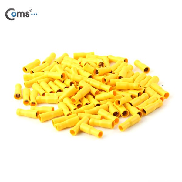 Coms Bullet 소켓(100pcs), FRD 5.5-195, 노랑, Female