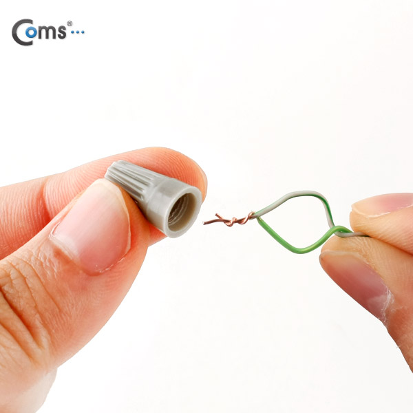 Coms 케이블 컨넥터 / 커넥터(100pcs), CHS-P71, 회색/나사형