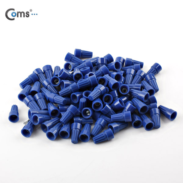 Coms 케이블 컨넥터 / 커넥터(100pcs), CHS-P72, 파랑/나사형