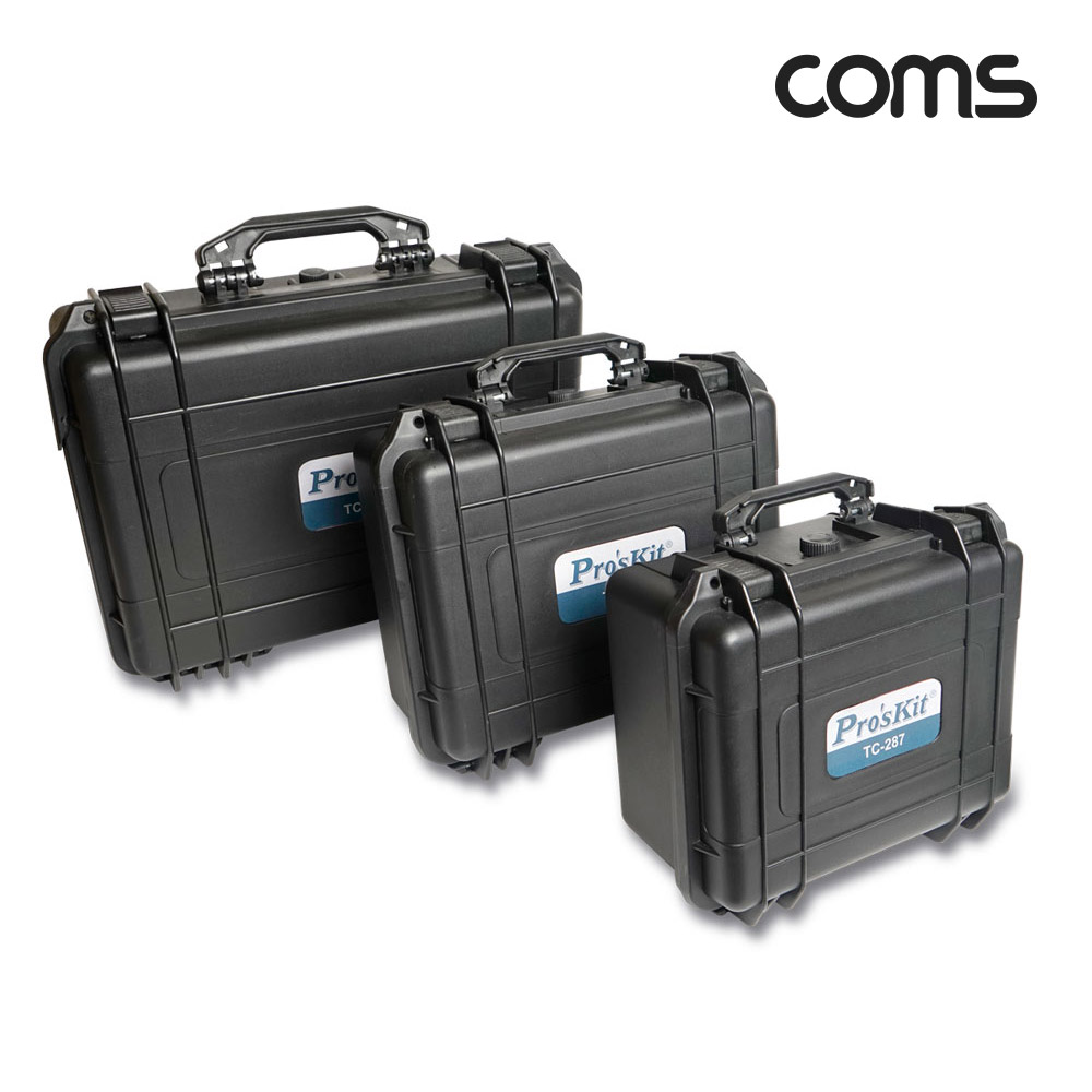PROKIT (TC-285) 방수 공구 케이스 ABS 충격방지 충격흡수 각종 장비 도구 수납 보관 작업용 툴백 박스 460x360x178mm 대형