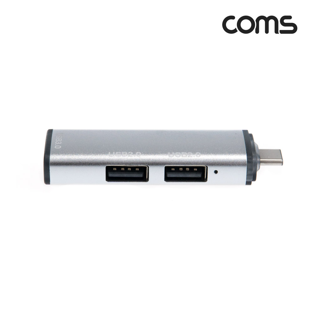 Coms USB-C 허브 3포트 3Port USB 2.0 2Port + USB 3.0 1Port Type-C C타입 OTG