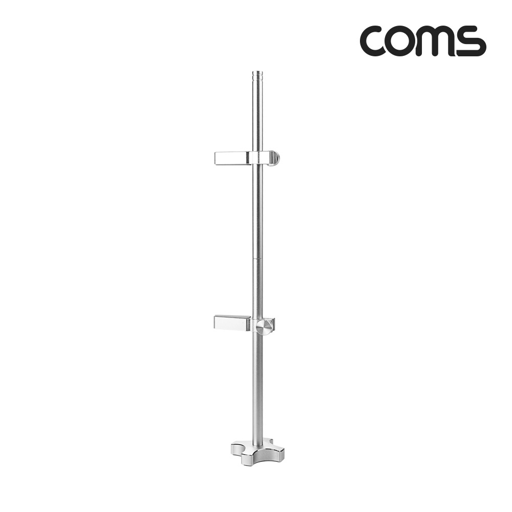 Coms 이중 그래픽카드 가이드, VGA GPU 수직 거치대, 지지대, 2단 홀더, 알루미늄 받침대, 브라켓 고정, 높이 조절, Silver