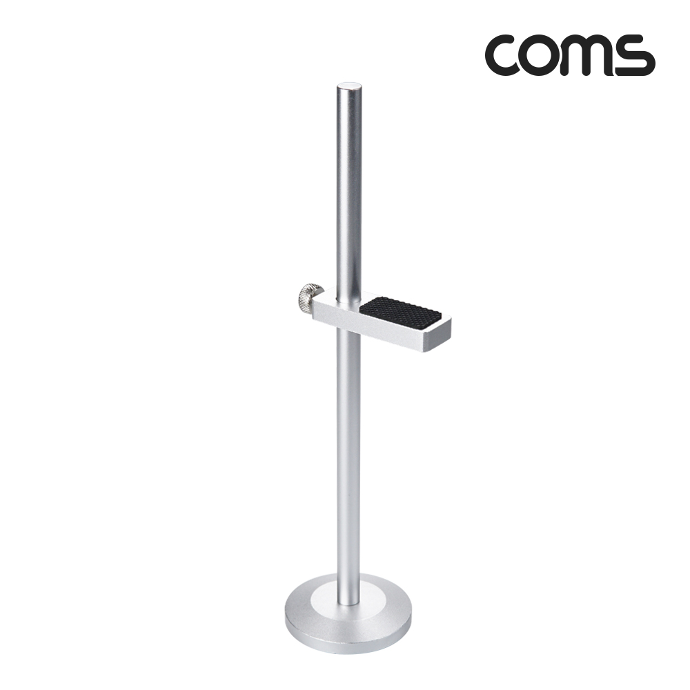 Coms 1단 그래픽카드 가이드, VGA GPU 수직 거치대, 지지대 홀더, 알루미늄 받침대, 브라켓 고정, 높이 조절, Silver