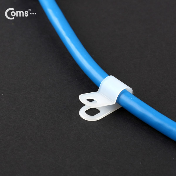 Coms 케이블 클램프(100pcs), CHS-1/4R, 소, 1/4R , 6Ø
