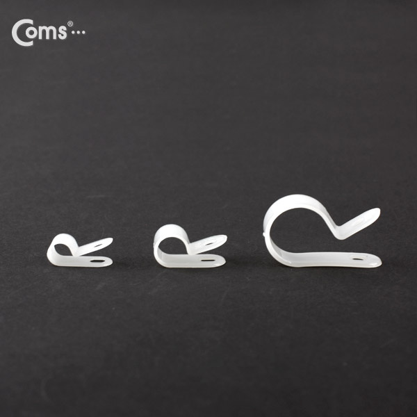 Coms 케이블 클램프(100pcs), CHS-1/4R, 소, 1/4R , 6Ø